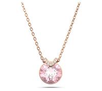Swarovski Pendentif Bella V, Taille ronde, Rose, Placage de ton or rosé