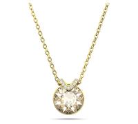 Swarovski Pendentif Bella V, Taille ronde, Ton doré, Placage de ton or