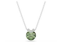Swarovski Pendentif Bella V Taille ronde Vert Métal rhodié OS