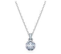 Swarovski Pendentif Birthstone, Taille Carré, Mars, Bleu, Métal rhodié