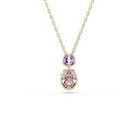 Swarovski Pendentif Chroma, Tailles variées, Multicolore, Placage de ton or