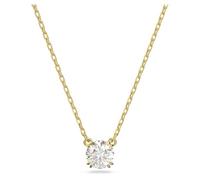 Swarovski Pendentif Constella, Taille ronde, Blanc, Placage de ton or