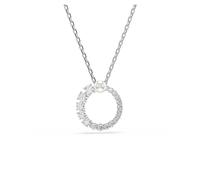 Swarovski Pendentif matrice en cristal rond transparent plaqué rhodium taille unique cristal cristal
