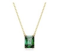 Swarovski Pendentif Matrix, Taille rectangulaire, Vert, Placage de ton or