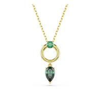 Swarovski Pendentif Mesmera, tailles mixtes, vert, bain ton or