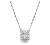 Swarovski Pendentif Millenia, Taille octogonale, Blanc, Métal rhodié