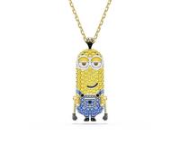 Swarovski Pendentif Minions Kevin, Pavé, Multicolore, Placage de ton or