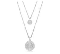 Collier - SWAROVSKI - Meteora double - Argenté - Longueur réglable 38-45 cm - Cristaux incolores