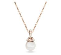 Swarovski Pendentif Originally, Perle de cristal, Blanc, Placage de ton or rosé