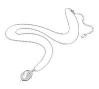 Swarovski Pendentif Signum, cygne, cristaux pavés dans un cadre en métal rhodié, blanc
