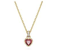Swarovski Pendentif Stilla, Cœur, Rouge, Placage de ton or