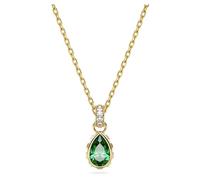 Swarovski Pendentif Stilla, taille poire, vert, placage de ton or