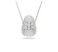 Swarovski Pendentif Sublima, Taille ronde, Blanc, Métal rhodié