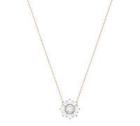 Swarovski Pendentif Sunshine, blanc, Métal doré rose