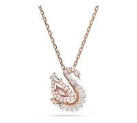 Swarovski Pendentif Swan, tailles mixtes, cygne, rose