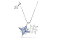 Swarovski Pendentif Symbolica, étoile, bleu, finition rhodium