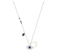 Swarovski Pendentif Symbolica, Œil porte-bonheur, Bleu, Finition mix de métal