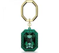 Swarovski Porte-clés Inspiré par Lucent – Cristal vert octogonal, sertissage métal mixte