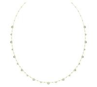 Swarovski Sautoir Imber, Taille ronde, Banc, Placage de ton or