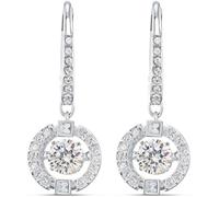 Swarovski Sparkling Dance Women's Silver Tone Pierced Earrings 5504652
