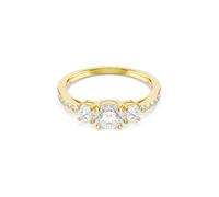 Swarovski Bague Stilla Attract – Zirconia ronds, placage de ton or – Taille 60