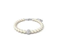 Swarovski Strand Swarovski Remix Collection, Perle de cristal, Blanc, Métal rhodié