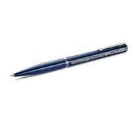 Swarovski Stylo à bille Crystal Shimmer Glide – laqué bleu, métal chromé – Bleu