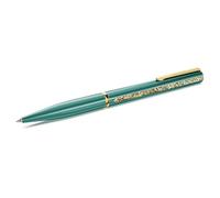 Swarovski Stylo à bille Crystal Shimmer Glide, Vert, Laqué vert, placage de ton or