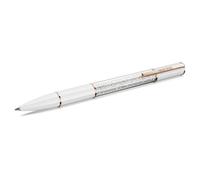 Swarovski Stylo à Bille Crystalline Lustre, Blanc, Placage de Ton Or rosé