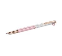 Swarovski Stylo à bille Crystalline Ourson – Laqué rose, placage de ton or rose