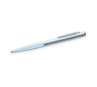 Swarovski Stylo à bille Swarovski Crystal Shimmer, encre noire avec pierres en cristal bleu et plaqué chrome