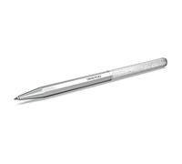Stylo à bille Crystalline, Forme octogonale, Ton argenté, Métal chromé
