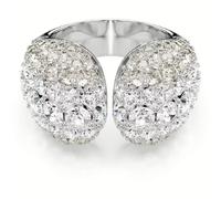 Swarovski Sublima Bague Cocktail Femme Plaqué Rhodium Coupe Ronde Taille 52 Blanc One Size, One Size, Cristal, Zircone cubique
