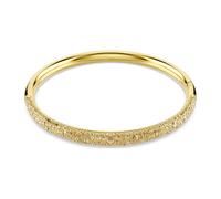 Swarovski bracelet-jonc, de la collection Sublima, à moitié pavé de cristaux Zirconia ton or de tailles variées, et un placage de ton or, taille S