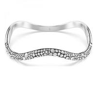 Swarovski Sublima Collection Bangle, Round cut, White, Rhodium plated