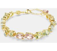 Swarovski Swarovski Gold Tone Plated Gema Tennis Bracelet