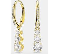 Swarovski Swarovski Gold Tone Stilla Attract Hoop Earrings