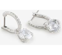 Swarovski Swarovski Silver Stilla Drop Round Cut Earrings