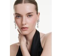 Swarovski Swarovski White Rhodium Plated Mixed Cuts Constella Drop Earrings