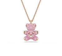 Swarovski Pendentif Teddy Ours – Rose – Placage de ton or rosé