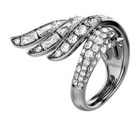 Swarovski The Vienna Collection Bague cygne blanc plaqué ruthénium