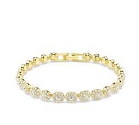 Swarovski Bracelet Una Angelic, Blanc, Placage de ton or, Taille One Size