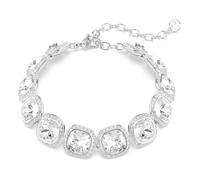 Swarovski Una Angelic Bracelet, Taille Coussin, Blanc, Plaqué Rhodium