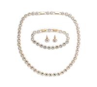 Swarovski Una Angelic Set, Round Cut, Blanc