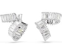 Swarovski Unisex Ariana Grande x Swarovski Boucles d'oreilles taille baguette blanc rhodié 5720872