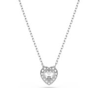 Swarovski Unisex Ariana Grande x Swarovski Chaîne avec pendentif Mixed Cuts Heart Blanc Rhodié 5720852
