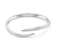 Swarovski Bracelet-jonc Vienna, Taille ronde, Cygne, Blanc, Métal rhodié