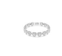 Swarovski Bracelet Tennis Ariana Grande x, Tailles variées, Cœur, Blanc, Métal rhodié