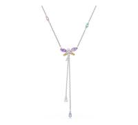Swarovski x Ariana Grande Collier en Y, Tailles variées, Libellule, Multicolore, Métal rhodié