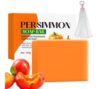 Swarva Persimmon Soap for Body Odor, Natural Japanese Persimmon Soap for Old People Smell, Comfortable and Moisturizing Organic Persimmon Soaps, For Face and Body, For All Skin Types (1, 3.5 FL/OZ)